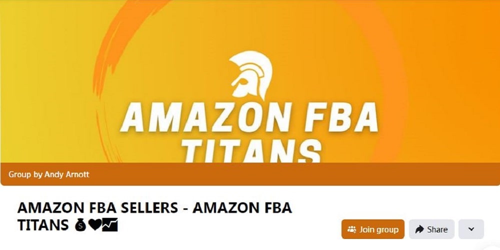 The Amazon FBA Titans group on Facebook.