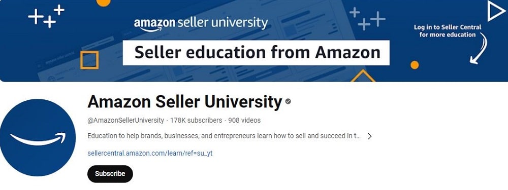 Amazon Seller University on YouTube.