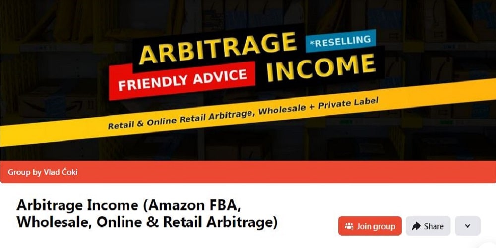 The Arbitrage Income group on Facebook.