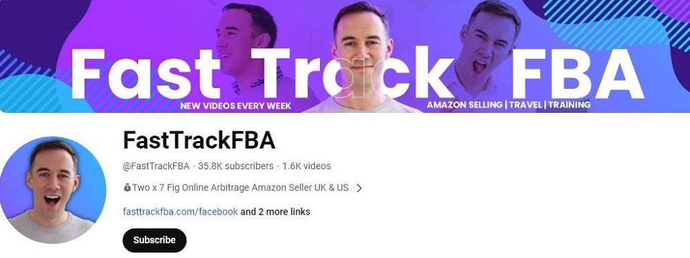 Fast Track FBA on YouTube.