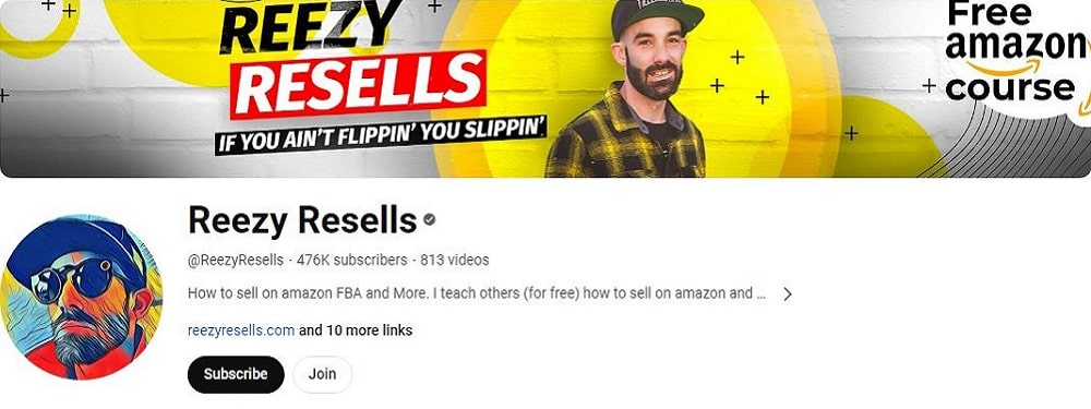 Reezy Resells on YouTube.