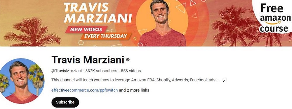 Travis Marziani on YouTube.